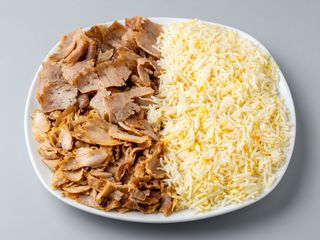 Menú Plato De Carne Con Arroz