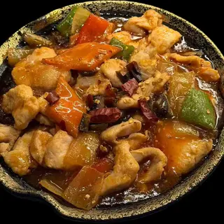 113. Pollo picante.