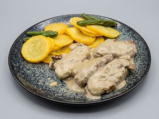 Solomillo de cerdo al roquefort