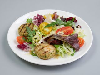 Plato falafel vegetal