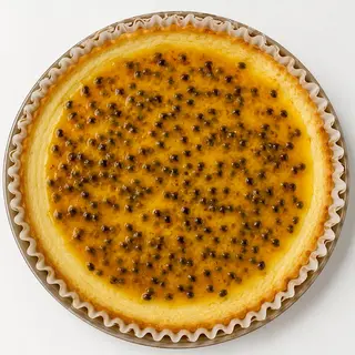 TARTA DE QUESO Y MARACUYÁ