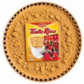 TARTA DE QUESO Y GALLETAS TOSTARICA