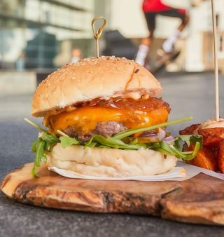 Burger Smashed Bacon