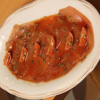 Carpaccio de tonyina