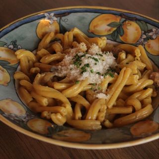 Raviolis de pera con gorgonzola y nueces