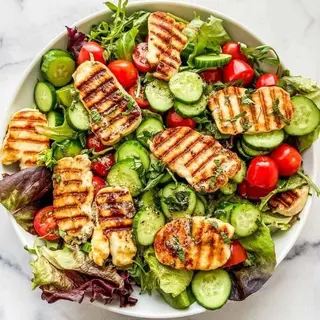 Ensalada Haloumi