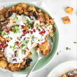 Mini Fatteh de Berenjenas
