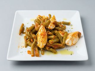 Judías Verdes Con Huevo Y Pimentón