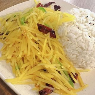 Kafán de tiras de patata 