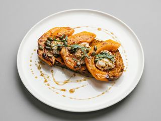 Tostada De Calabaza De Invierno
