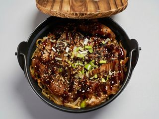 Yakisoba De Pollo De Corral Teriyaki