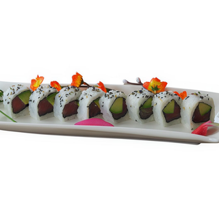 URAMAKI DE ATUN QUESO Y AGUACATE  8U