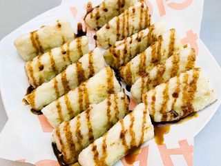 Berejena frita con Miel