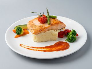 Salmón A La Plancha