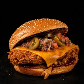 Burger Hot Crispy Chicken