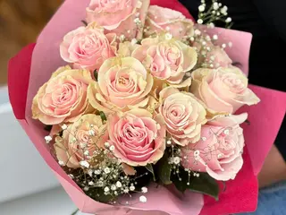 Ramo de 10 Rosas Rosadas
