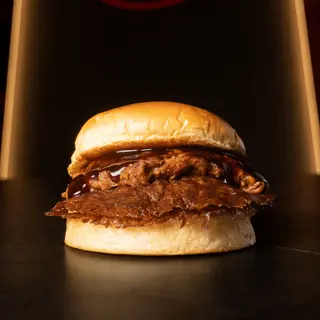 Pulled Chesseburger Doble