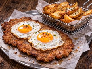 Milanesa a caballo