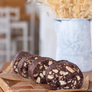 Pastel De Galleta Y Chocolate