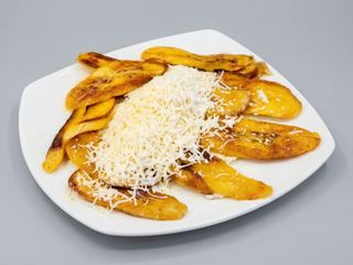 RACION DE TAJADAS CON QUESO BLANCO