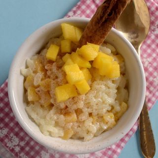 ARROZ CON LECHE DE COCO Y MANGO