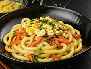 Udon De Verduras Y Huevo