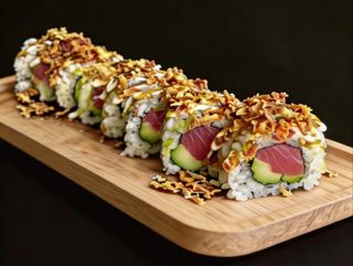 Uramaki Crunchy De Atún (8U)
