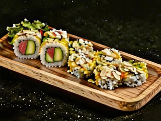 Uramaki Almendra Roll De Atún (8U)