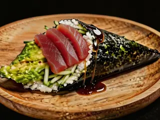 Temaki De Atún Con Aguacate Y Pepino (1U)