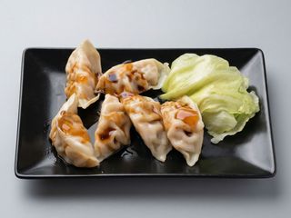 gyozas de langostinos