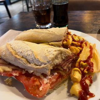 Baguette Bacon Queso