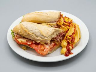 Baguette Pechugas Y Pimientos