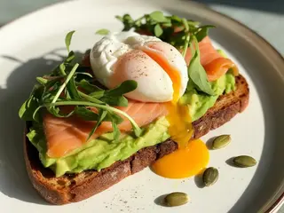 Tostado con salmon