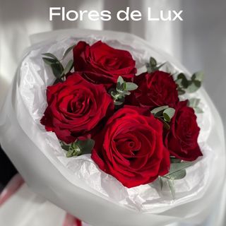 Rosas Rojas 5 Uds