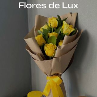 Media Docena Rosas Amarillas