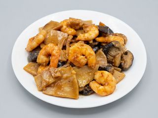 Gambas Con Bambú Y Setas Chinas