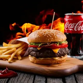 Menú hamburguesa especial