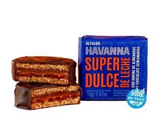 Alfajor Havanna Super Dulce de leche (Sin TACC)