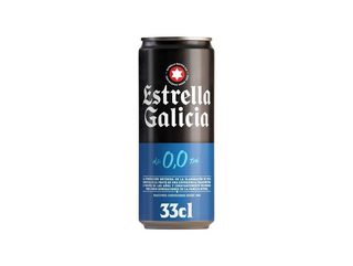 Cerveza Estrella Galicia 0.0 Lata 33 Cl.