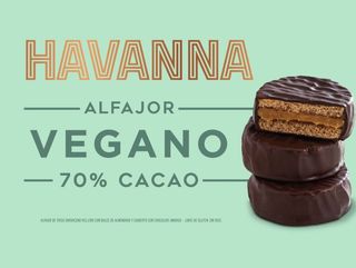 Alfajor Havanna Vegano (Sin TACC)