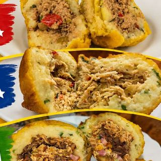 papa rellena de pollo