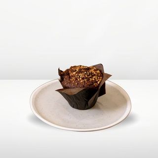 Muffin de chocolate belga y praliné