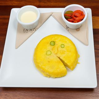 Tortilla De Patatas Y Huevos Camperos Sin cebolla