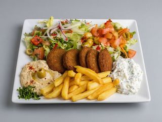Falafel en plato