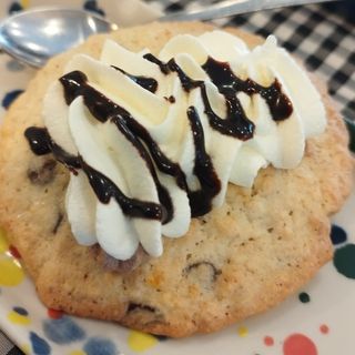 Cookie de chocolate y naranja