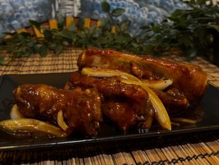 Costillas Con Salsa Barbacoa