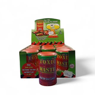 TOXIC WASTE RED SOUR CANDY