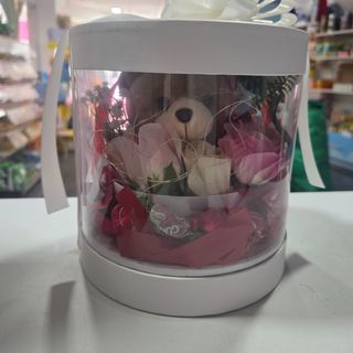 Caja con Osito de peluche