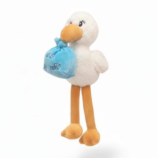 Peluche cigüeña "es un niño"