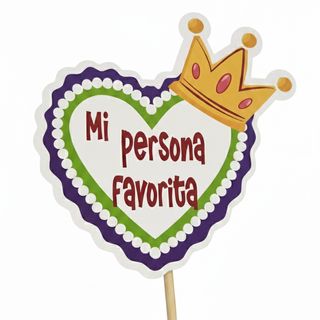 Cartel "mi persona favorita"